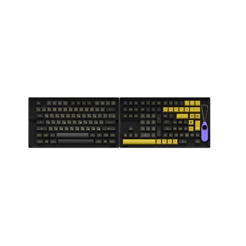 🎁🎁🎁Tặng kèm chuột không dây Sailor Moon - AKKO Keycap set – Black Gold (PBT Double-Shot/ASA profile/158 nút)