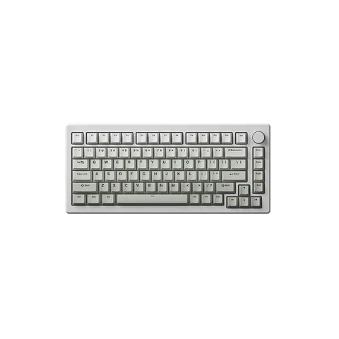AKKO Keycap set – Cool Gray (PBT Double-Shot / Cherry profile / 132 nút)