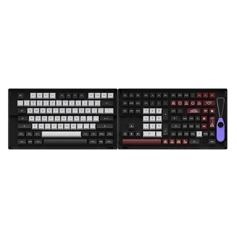 AKKO Keycap set – Dracula Castle (PBT Double-Shot/ASA profile/198 nút)