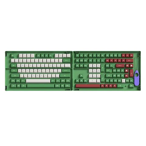 AKKO Keycap set – Matcha Red Bean (PBT Double-Shot/ASA profile/158 nút)