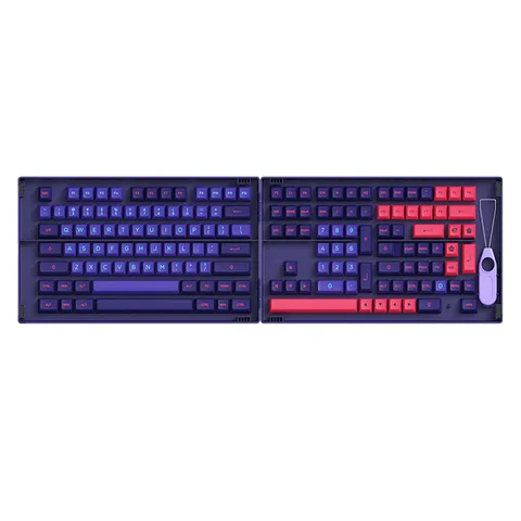 AKKO Keycap set – NEON (PBT Double-Shot/ASA profile/158 nút)