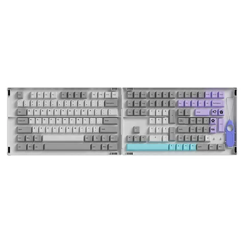 AKKO Keycap set – Silent (PBT Double-Shot/Cherry profile/157 nút)