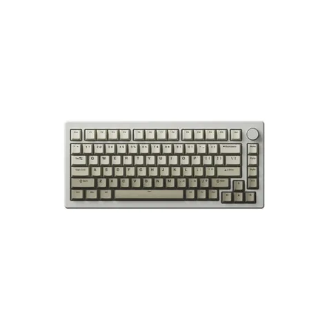 AKKO Keycap set – Warm Gray (PBT Double-Shot / Cherry profile / 132 nút)