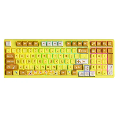 [🎁🎁🎁 – Tặng bàn di trị giá 399k] -Bàn phím AKKO 3098S SpongeBob (RGB / PBT Dye-subbed / JDA profile / AKKO CS switch)