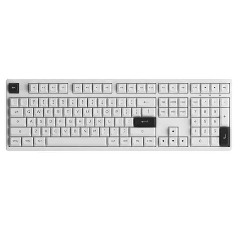 Bàn phím cơ AKKO 3108 RF Black on White (2.4Ghz / AKKO sw v3)