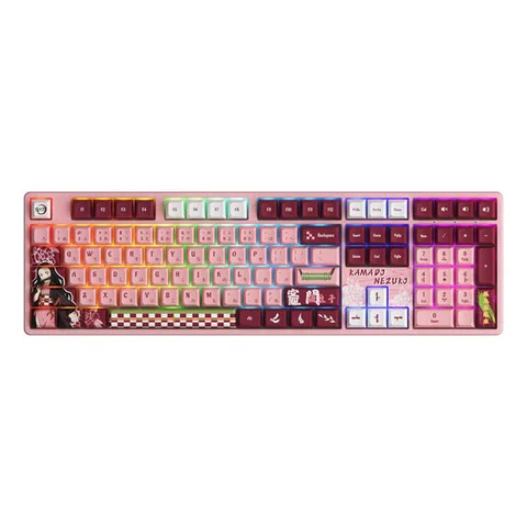 Bàn phím AKKO 5108B Plus Demon Slayer – Kamado Nezuko (Multi-modes / Hotswap / RGB)