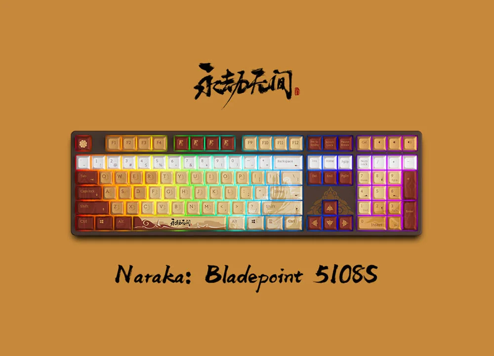 Bàn phím AKKO 5108S Naraka Blade Point (RGB / Hotswap / Silver sw)