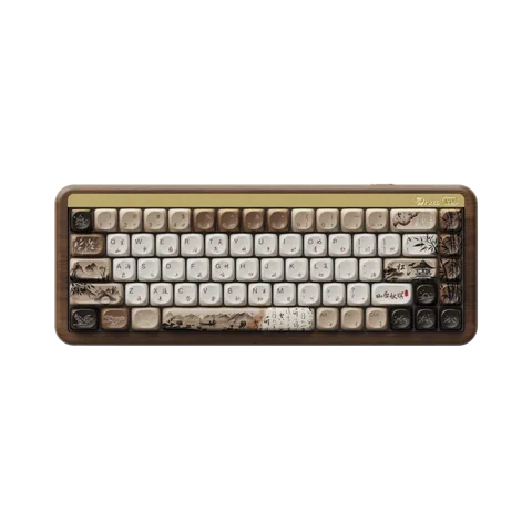 Bàn phím cơ AKKO MU01 Mountain Seclusion (Hotswap,RGB / Multi-Modes/ Switch V3 Piano Pro/ Rosewood)