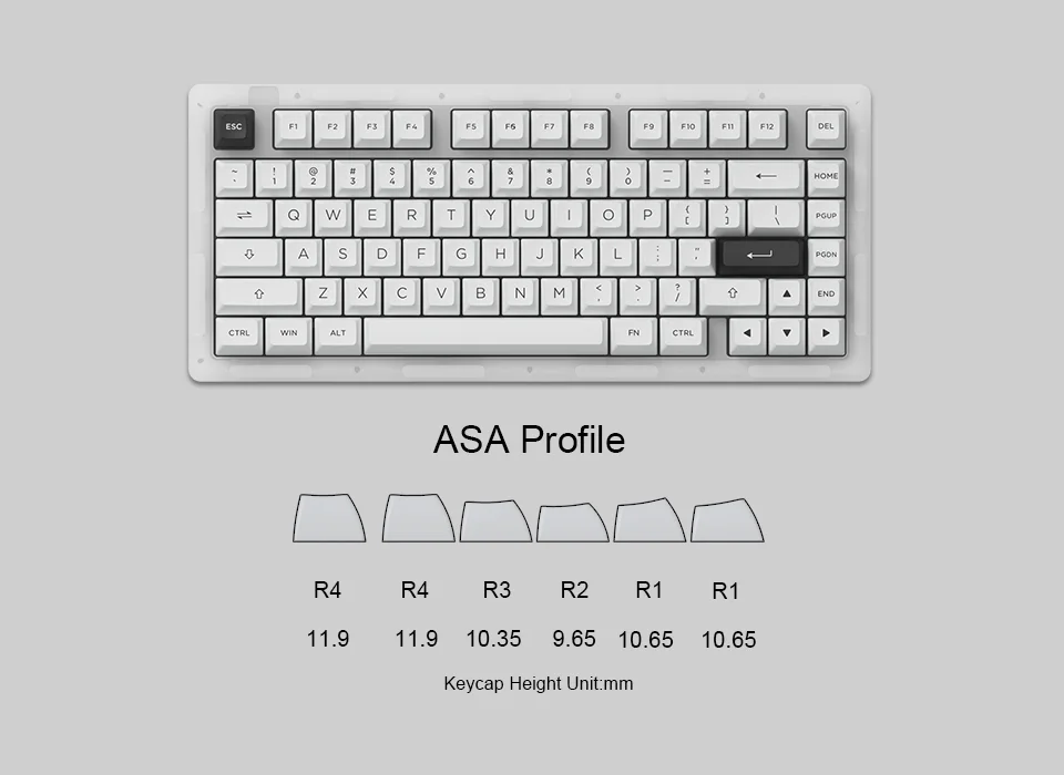 Bàn phím AKKO ACR75 Pro (RGB / Hotswap / AKKO CS Crystal / Gasket Mount)