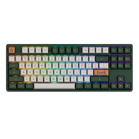 Bàn phím cơ 5087B Multi-modes World Tour London (Bluetooth 5.0 / Wireless 2.4Ghz / Hotswap / Foam tiêu âm / TTC switch)