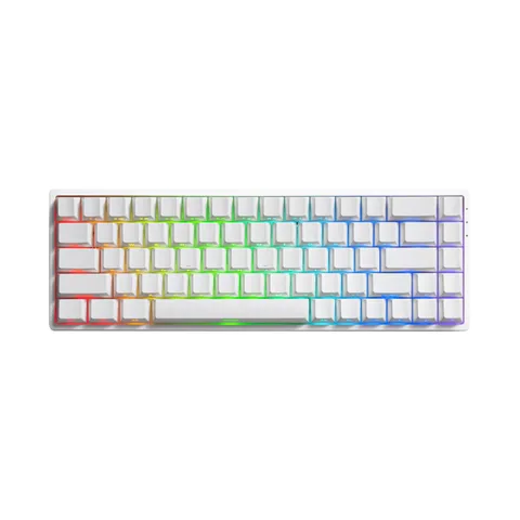 Bàn phím cơ MonsGeek FUN68 HE White Glare Magnetic switch
