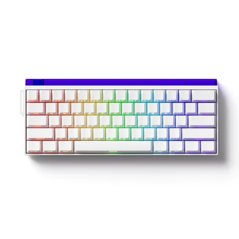 Bàn phím cơ Veekos Shine60 SP White