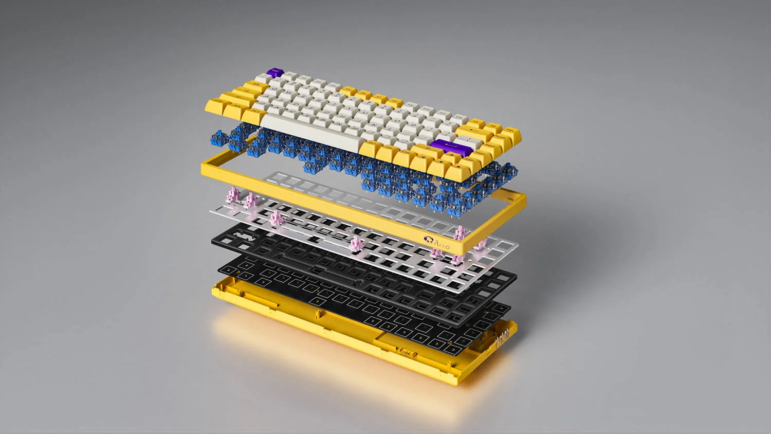 Bàn phím cơ AKKO 3084 v2 ASA – Los Angeles (AKKO CS switch / Hotswap / Foam tiêu âm)