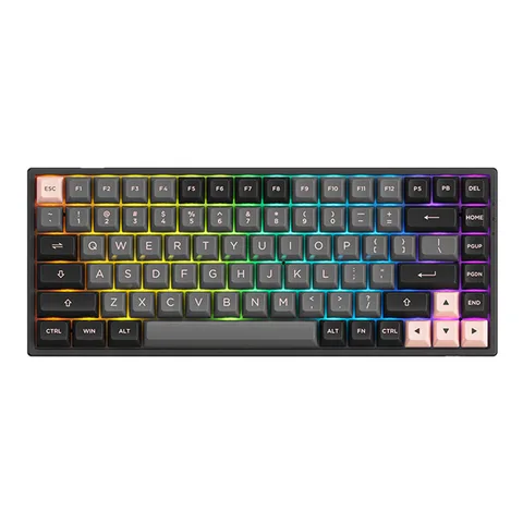 Bàn phím cơ AKKO 3084B Plus Black Pink (Bluetooth 5.0 / Wireless 2.4Ghz / Hotswap / Foam tiêu âm / AKKO CS Jelly sw)