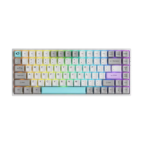 Bàn phím cơ AKKO 3084B Plus Silent (Bluetooth 5.0 / Wireless 2.4Ghz / Hotswap / Foam tiêu âm / AKKO CS Jelly sw)