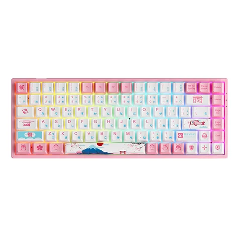 Bàn phím cơ AKKO 3084B Plus World Tour Tokyo R2 (Bluetooth 5.0 / Wireless 2.4Ghz / Hotswap / Foam tiêu âm / AKKO CS Jelly sw)