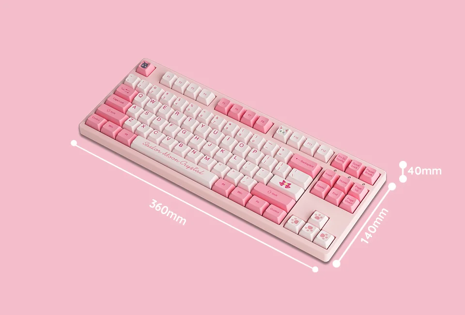 Bàn phím cơ AKKO 3087 Sailor Moon Crystal (AKKO CS Sakura switch)