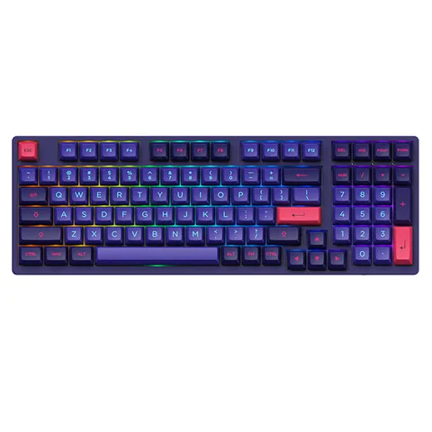 Bàn phím cơ AKKO 3098B Multi-modes NEON (Bluetooth 5.0 / Wireless 2.4Ghz / Hotswap / Foam tiêu âm / Foam đáy / AKKO CS Jelly sw)