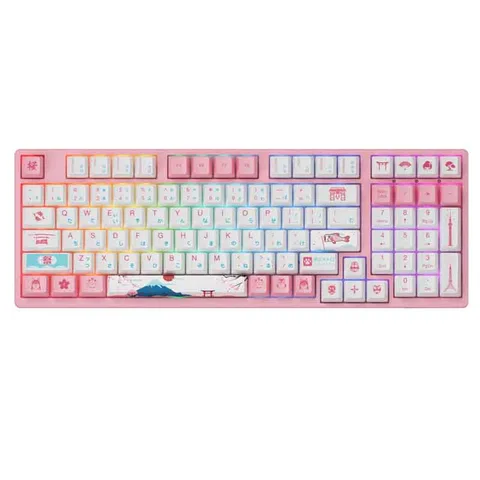 Bàn phím cơ AKKO 3098B Multi-modes World Tour Tokyo R2 (Bluetooth 5.0 / Wireless 2.4Ghz / Hotswap / Foam tiêu âm / Foam đáy / AKKO CS switch)