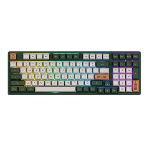 Bàn phím cơ AKKO 3098N Multi-modes World Tour London (Bluetooth 5.0 / Wireless 2.4Ghz / Hotswap / Foam tiêu âm / Foam đáy / TTC switch)