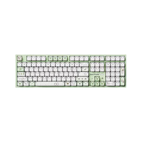 Bàn phím cơ AKKO 5108 V5 Shiny Kitten-Green