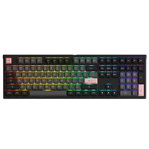 Bàn phím cơ AKKO MonsGeek MG108 Black&Pink (RGB / AKKO sw v3)