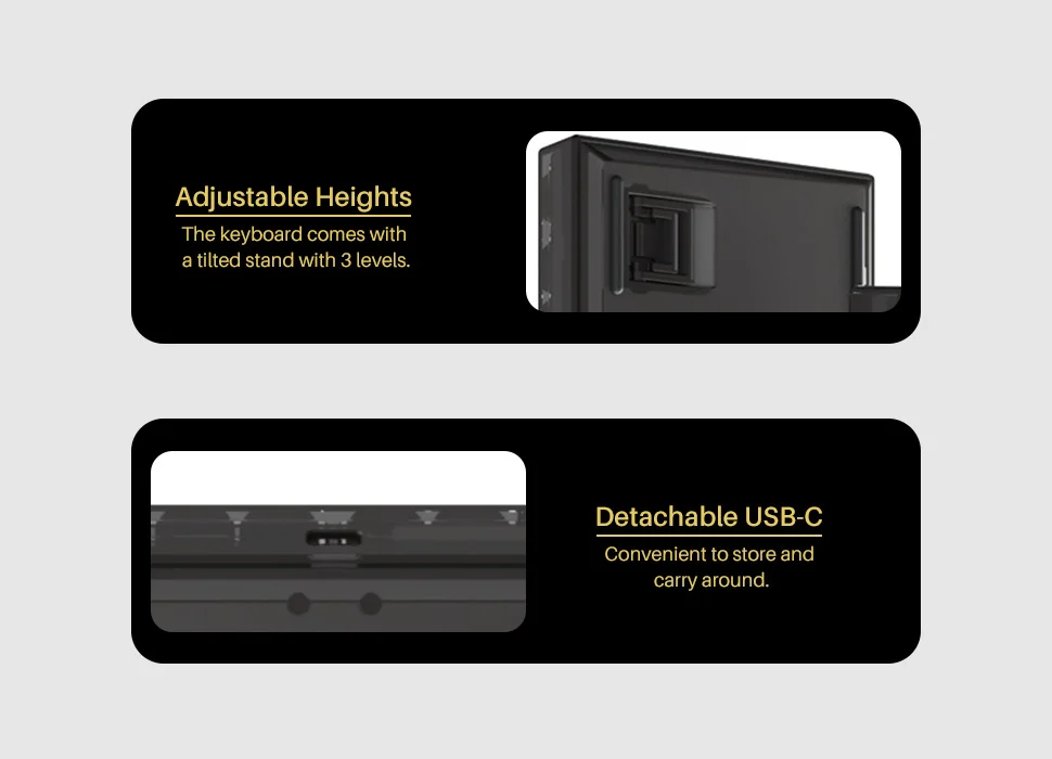 Bàn phím cơ AKKO PC75B Plus v2 Black&Gold (Multi-modes / Hotswap / RGB / Top mount)