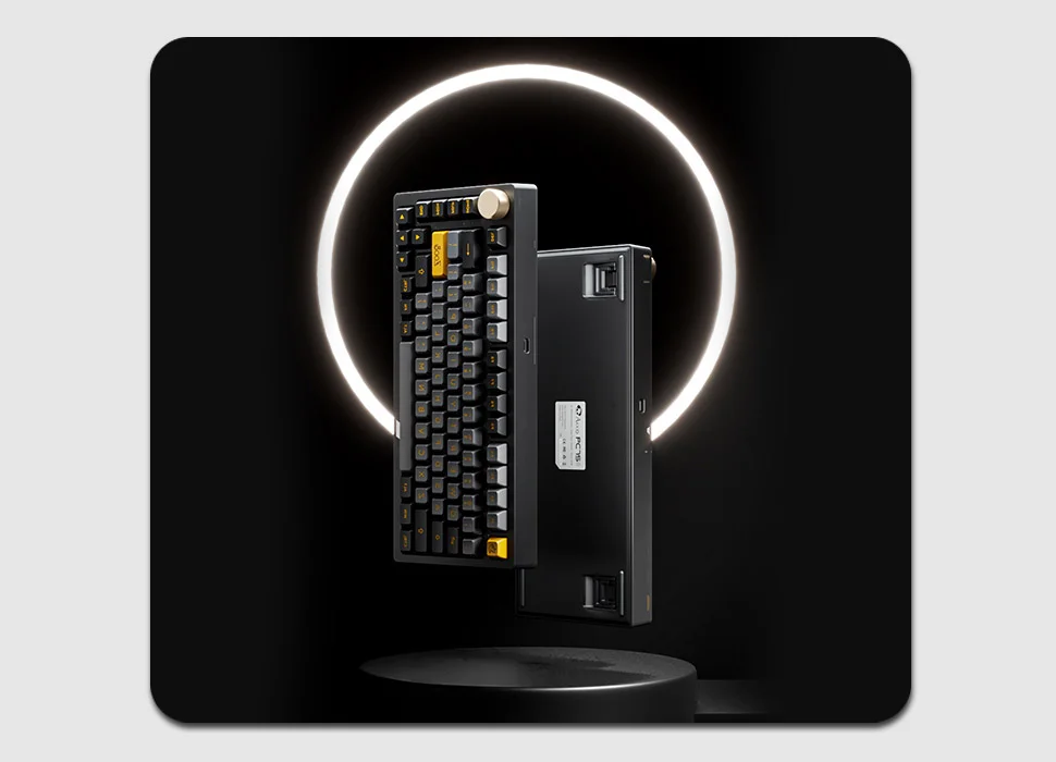Bàn phím cơ AKKO PC75B Plus v2 Black&Gold (Multi-modes / Hotswap / RGB / Top mount)