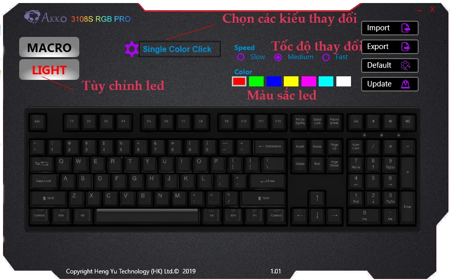 Cách sử dụng driver cho Akko 3108S RGB  PRO