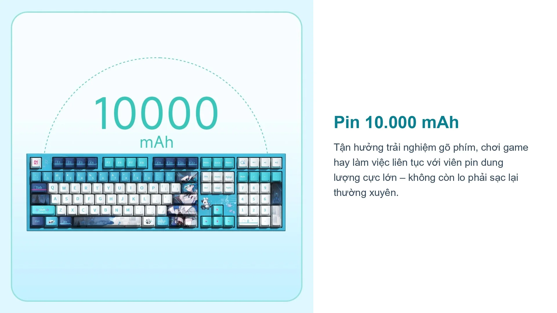 Bàn phím cơ AKKO 5108 V5 Hatsune Miku (Hotswap/Led RGB)