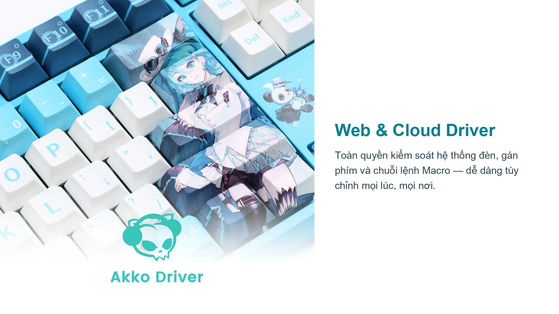 Bàn phím cơ AKKO 5108 V5 Hatsune Miku (Hotswap/Led RGB)
