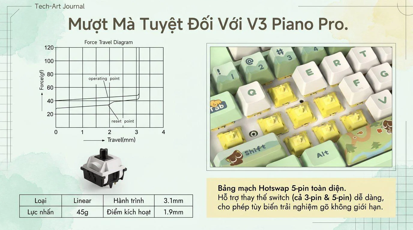 Bàn phím cơ AKKO 5108 V5 Legend of Hei