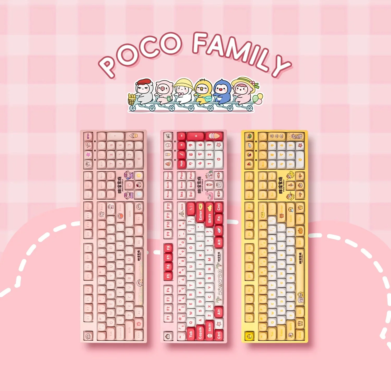 Bàn phím AKKO 3108RF V3 POCO LAMB (Hotswap/USB Type-C/Wireless/No Led)