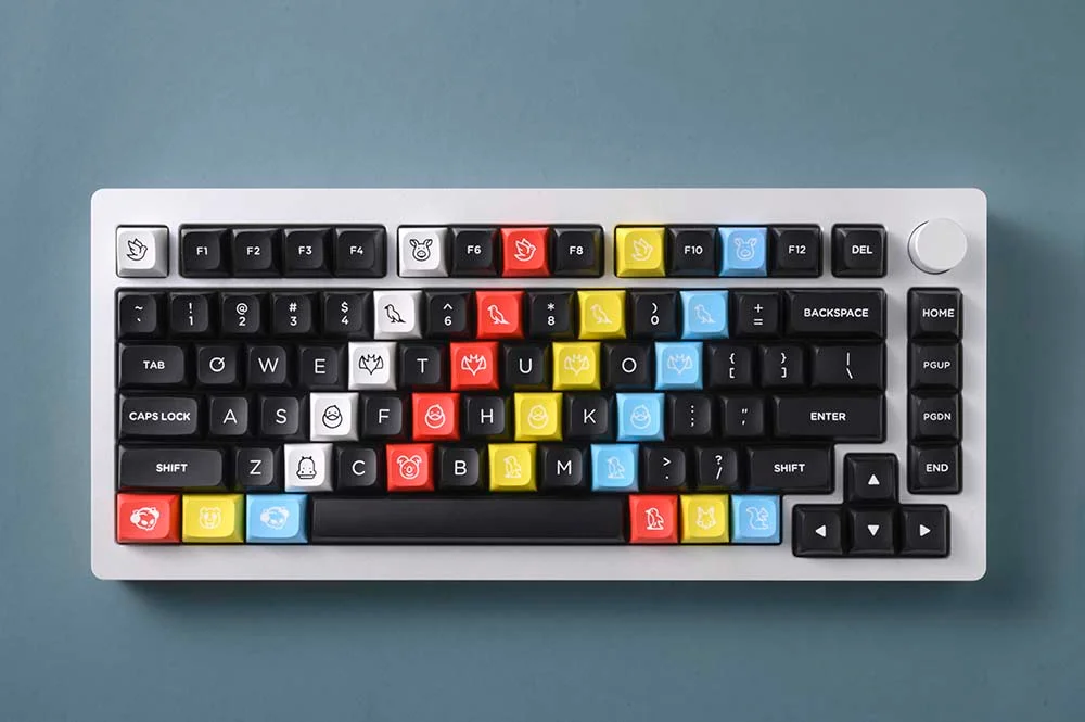 Kit bàn phím cơ MonsGeek M1 QMK (Full Nhôm – Mạch xuôi – QMK / VIA – PCB Stab)