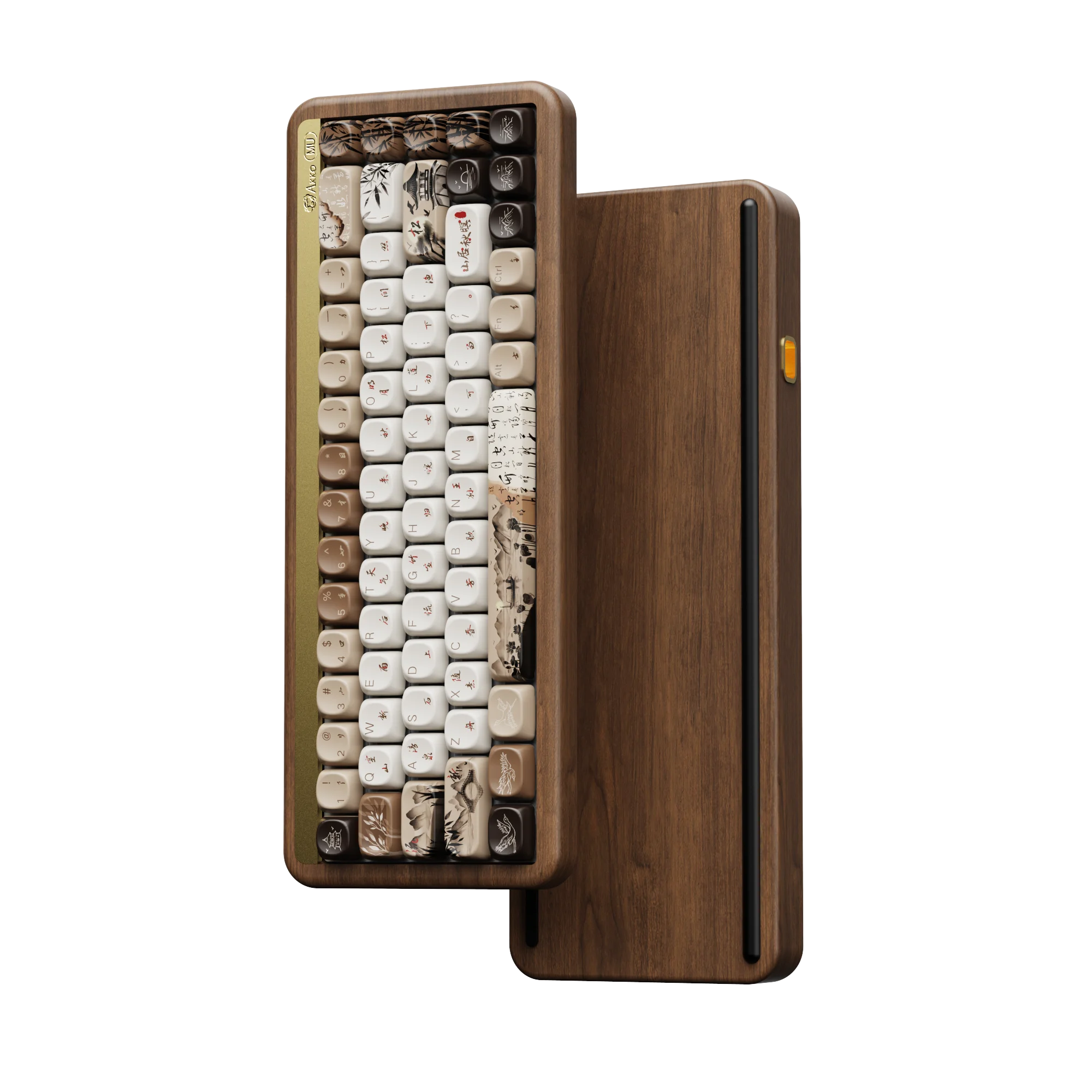 Bàn phím cơ AKKO MU01 Mountain Seclusion (Hotswap,RGB / Multi-Modes/ Switch V3 Piano Pro/ Rosewood)