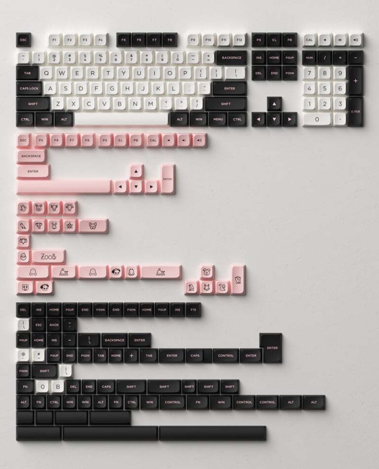 AKKO Keycap set – Olivia (PBT Double-Shot / MDA profile / 227 nút ...
