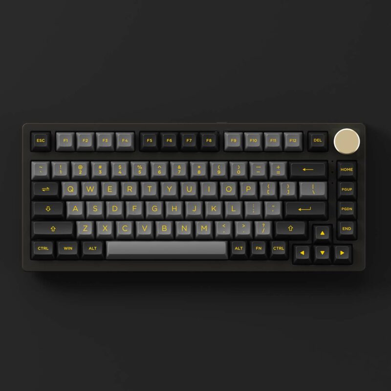Bàn phím cơ AKKO PC75B Plus v2 Black&Gold (Multi-modes / Hotswap / RGB ...