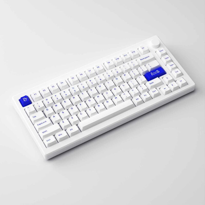 Bàn phím cơ AKKO MOD007 PC Blue on White (Hotswap / Gasket Mount ...
