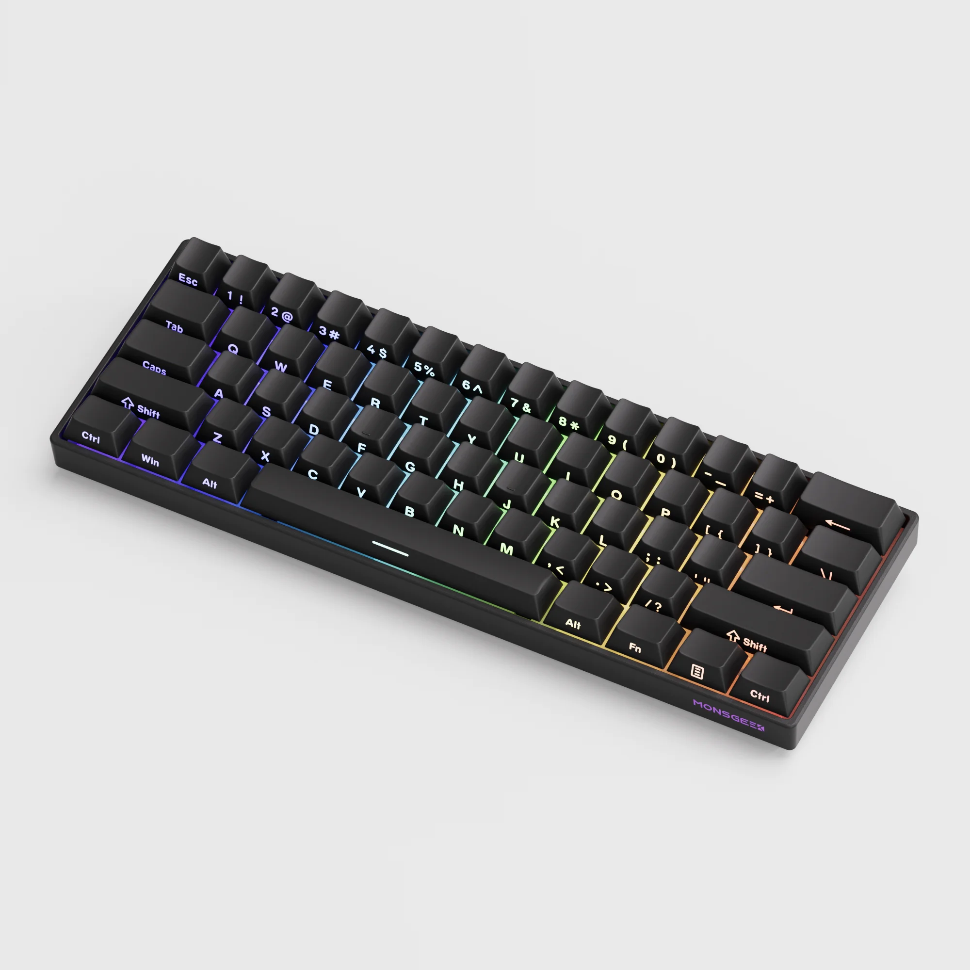 Fun60 Pro Driver Bàn phím cơ MonsGeek FUN60 Pro SP Black Akko Glare Magnetic Switches ...