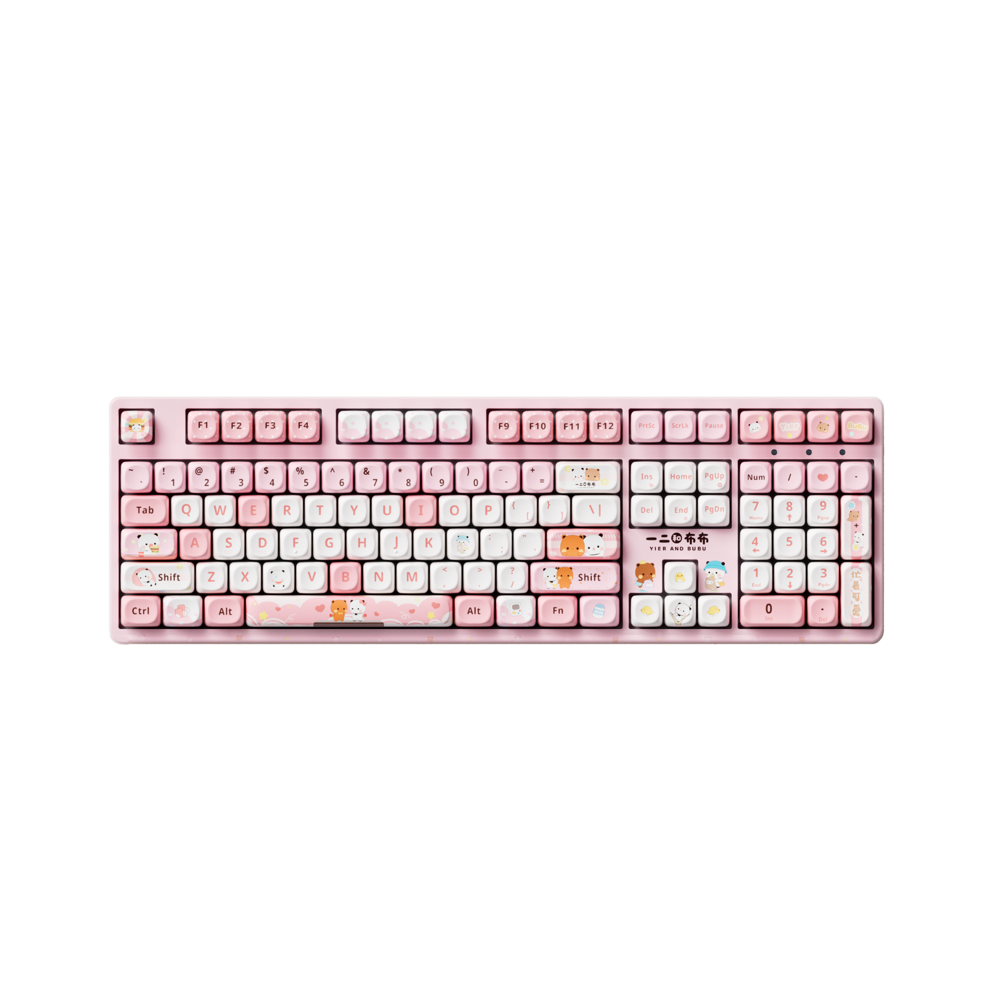 Ban-phim-AKKO-3108RF-V3-Yie-and-Bubu-Pink